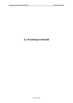 Le Sezioni provinciali