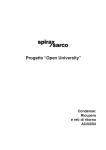 Progetto “Open University”