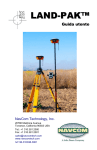 Land Survey User Guide - NavCom Technology Inc.