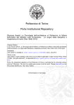 - PORTO - Publications Open Repository TOrino