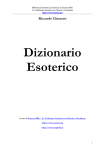 Dizionario Esoterico - Esoterismo e Misteri