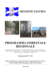 regione liguria programma forestale regionale