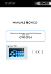 MANUALE TECNICO GW10934