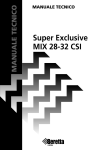 Manuali Tecnici Beretta/super exclusive mix 28 - schede