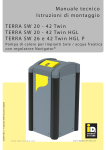 Manuale tecnico Istruzioni di montaggio TERRA SW 20