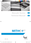 Manuale Tecnico Technical Manual