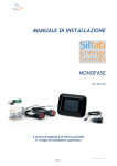 MANUALE DI INSTALLAZIONE MONOFASE