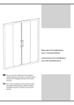 Manuale di installazione, uso e manutenzione