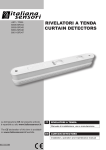 RIVELATORI A TENDA CURTAIN DETECTORS