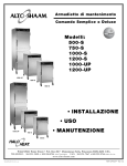 • InStAllAzIone • USo • MAnUtenzIone - Alto