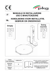 manuale di installazione uso e manutenzione it nl handleiding voor