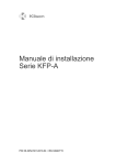 Manuale di installazione Serie KFP-A