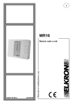 Modulo radio a relè Manuale di installazione e uso
