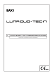 Manuale di installazione ed uso Luna Duo-tec IN GA