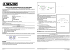 installation and maintenance instructions for model 6500rem plug