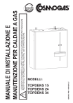 MANUALE DI INSTALLAZIONE E MANUTENZIONE