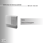 MANUALE DI INSTALLAZIONE 401-21I / 421-21I