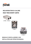 HEAT RECOVERY UNITS