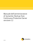 CPSConsole_enManuale dell`amministratore di Symantec Backup