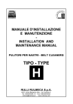 Mmanuale istallaz. e manutenz. pulitori P pag 1