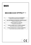 Manuale d`installazione ed uso Eco5 Compact+