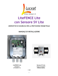 LiteFENCE sensore SV Lite - IT - Manuale sintetico