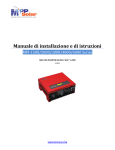 Manuale di installazione e di istruzioni