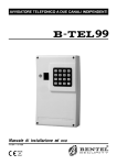 Manuale di configurazione e di installazione combinatore telefonico