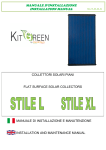 Manuale STILE L - STILE XL