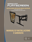 mANUALE d`INSTALLAZIONE E gArANZIA