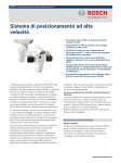 Sistema di posizionamento ad alta velocità