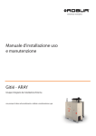 Manuale d`installazione uso e manutenzione Gitié - ARAY