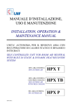HPX Manuale Di Installazione ITA-ENG