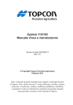 System 110/150 Manuale d`uso e manutenzione