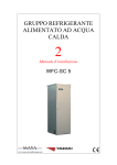 GRUPPO REFRIGERANTE ALIMENTATO AD ACQUA CALDA