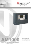 AM1000 Manuale di Installazione Centrale incendio