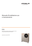 Manuale d`installazione uso e manutenzione K18