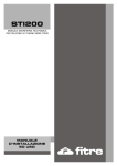 STI200 - Manuale d`installazione ed uso - FITRE SpA