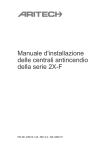 Manuale d`installazione delle centrali antincendio della serie 2X-F