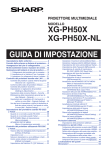 XG-PH50X SETUP GUIDE(I)