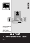 XANTHOS 5.1 Wireless Home Cinema System