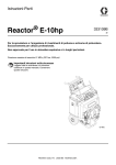 333109B - Reactor E-10hp, Instructions-Parts, Italian