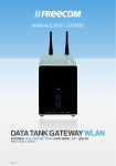 Freecom Data Tank Gateway WLAN - Manuale per l`utente