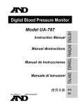 Digital Blood Pressure Monitor Model UA