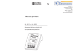 Manuale pH-Metro - PCE Instruments