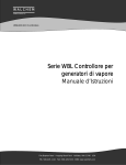 Serie WBL Controllore per generatori di vapore Manuale d`Istruzioni