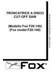 TRONCATRICE A DISCO CUT-OFF SAW (Modello