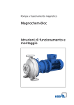 Magnochem-Bloc Istruzioni di funzionamento e montaggio