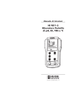 Manuale - Hanna Instruments