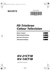 FD Trinitron Colour Television KV-21CT1B KV